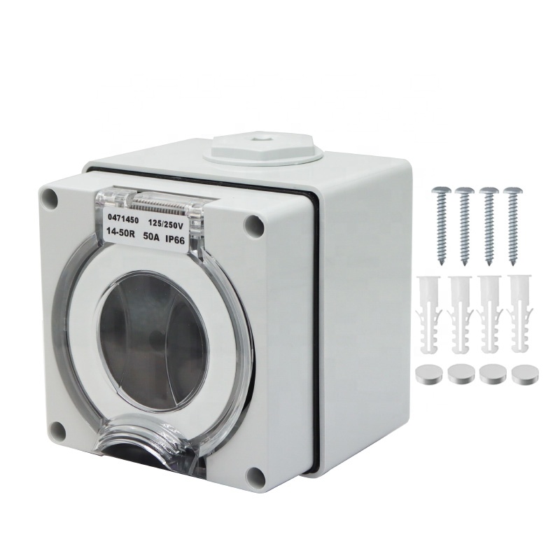 Power Switch Outdoor - 50 ampères gerador rv caixa de