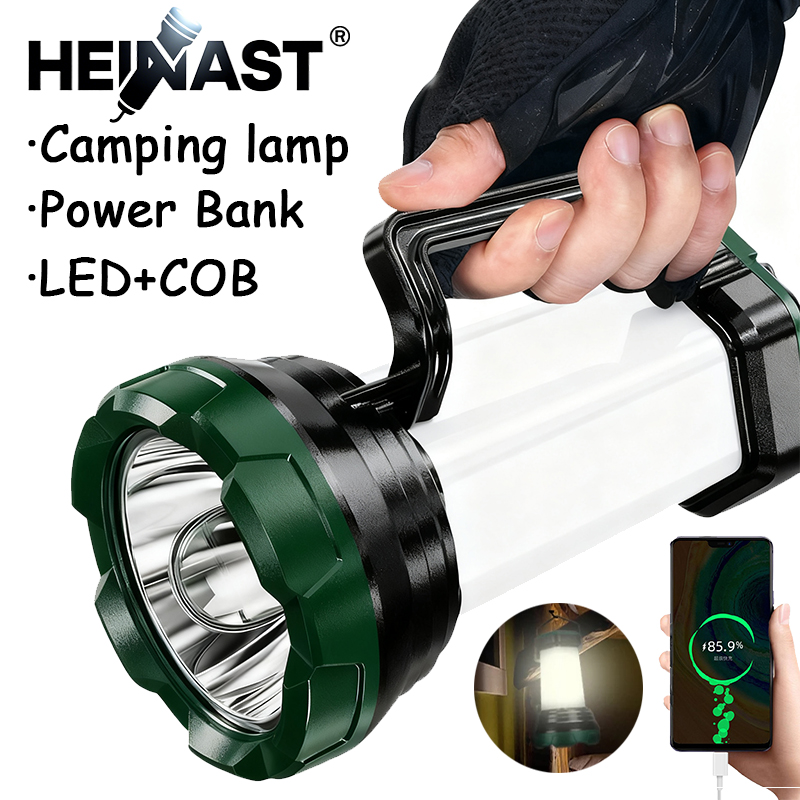 Outdoor Power Usb - Portátil poderosa lanterna led com cob