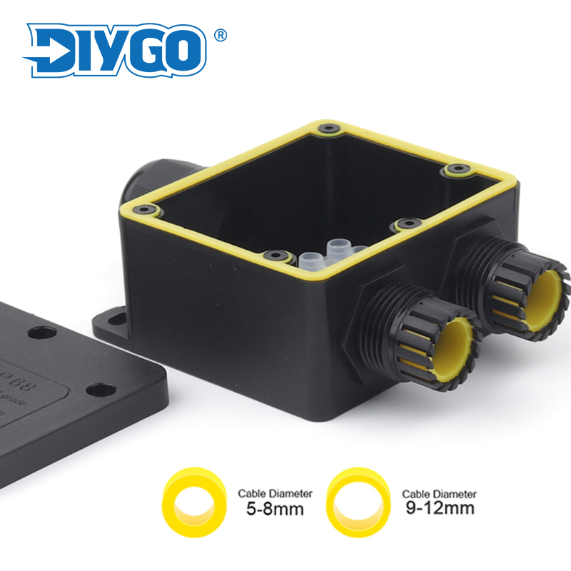 Outdoor Power Board Box - Caixa de junção impermeável externa IP68