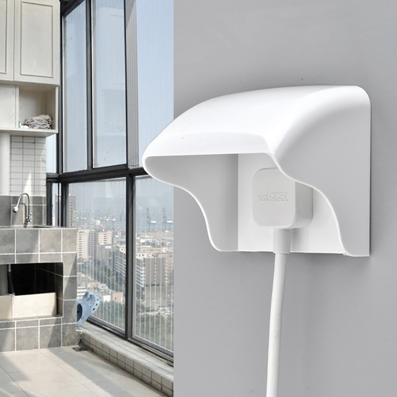 Outdoor Power Point Cover - Rainproof Switch Socket Protection Box, plástico