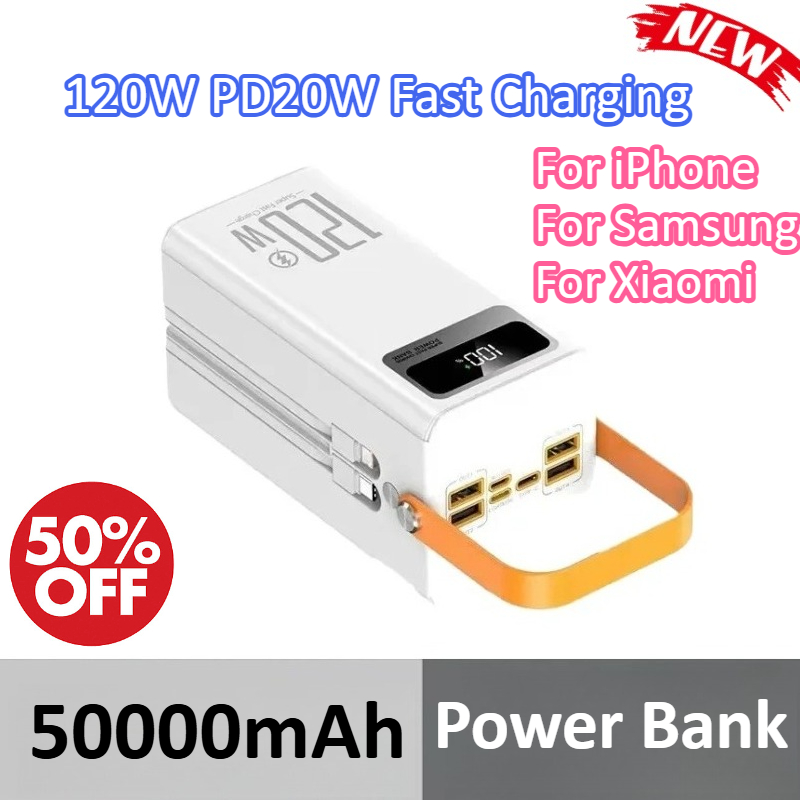 Xiaomi Outdoor Power Supply - 50000mAh 120W PD20W Carregamento rápido para