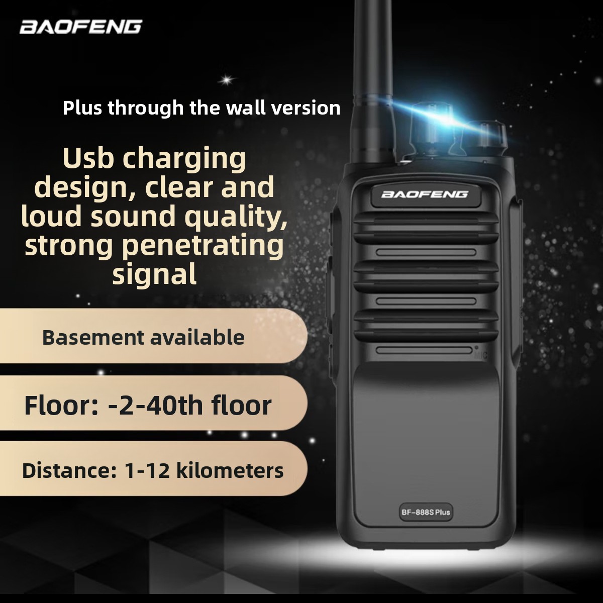 Outdoor Power Plus - Baofeng BF-888S Plus Walkie Talkie com