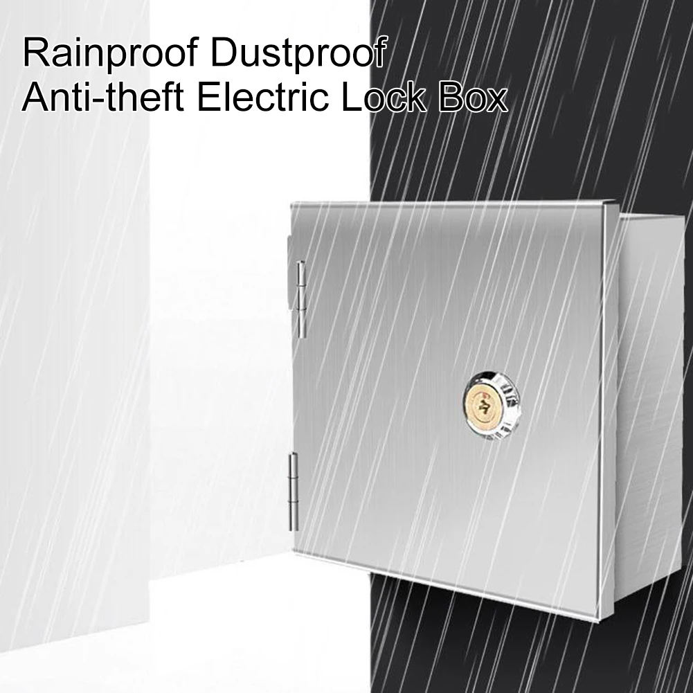 Outdoor Power Point Cover - Fechadura elétrica de aço inoxidável à