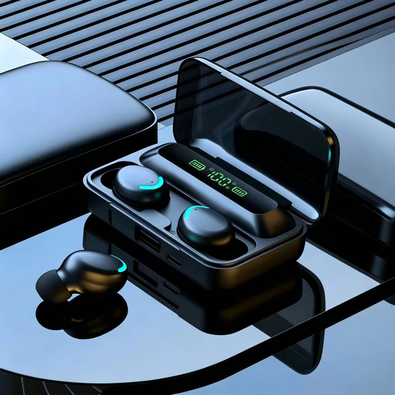 Outdoor Power Board Box - Novos Fones de Ouvido Bluetooth TWS