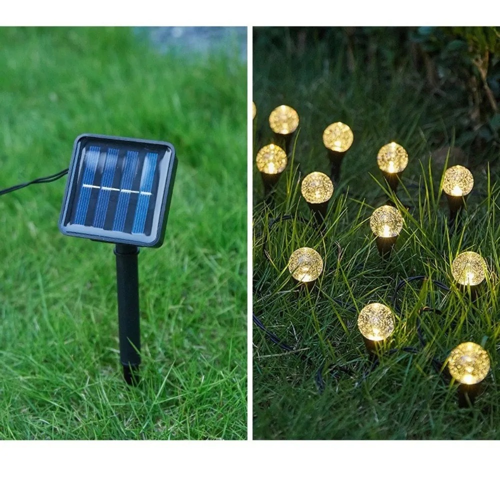 Outdoor Power For Xmas Lights - Luzes de Cordão Solares de 5M