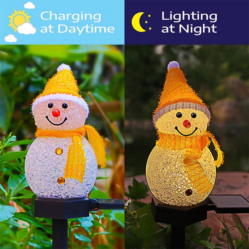 Led boneco de neve solar jardi - Outdoor Power For Xmas Lights avaliação e preço