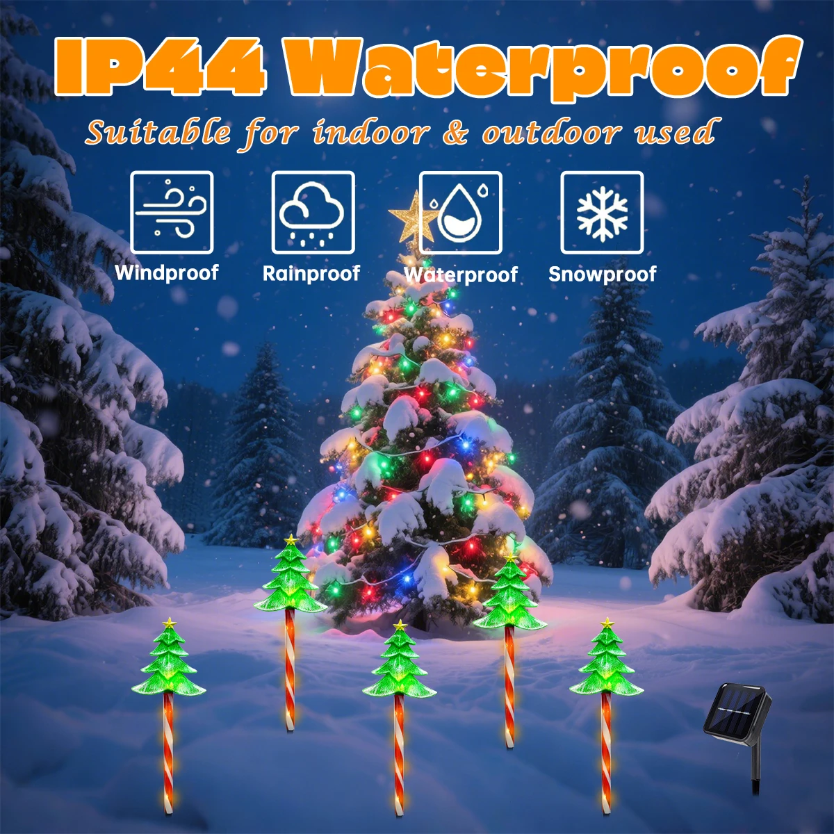 Pop 5 pçs/set led árvore de na - Outdoor Power For Xmas Lights avaliação e preço