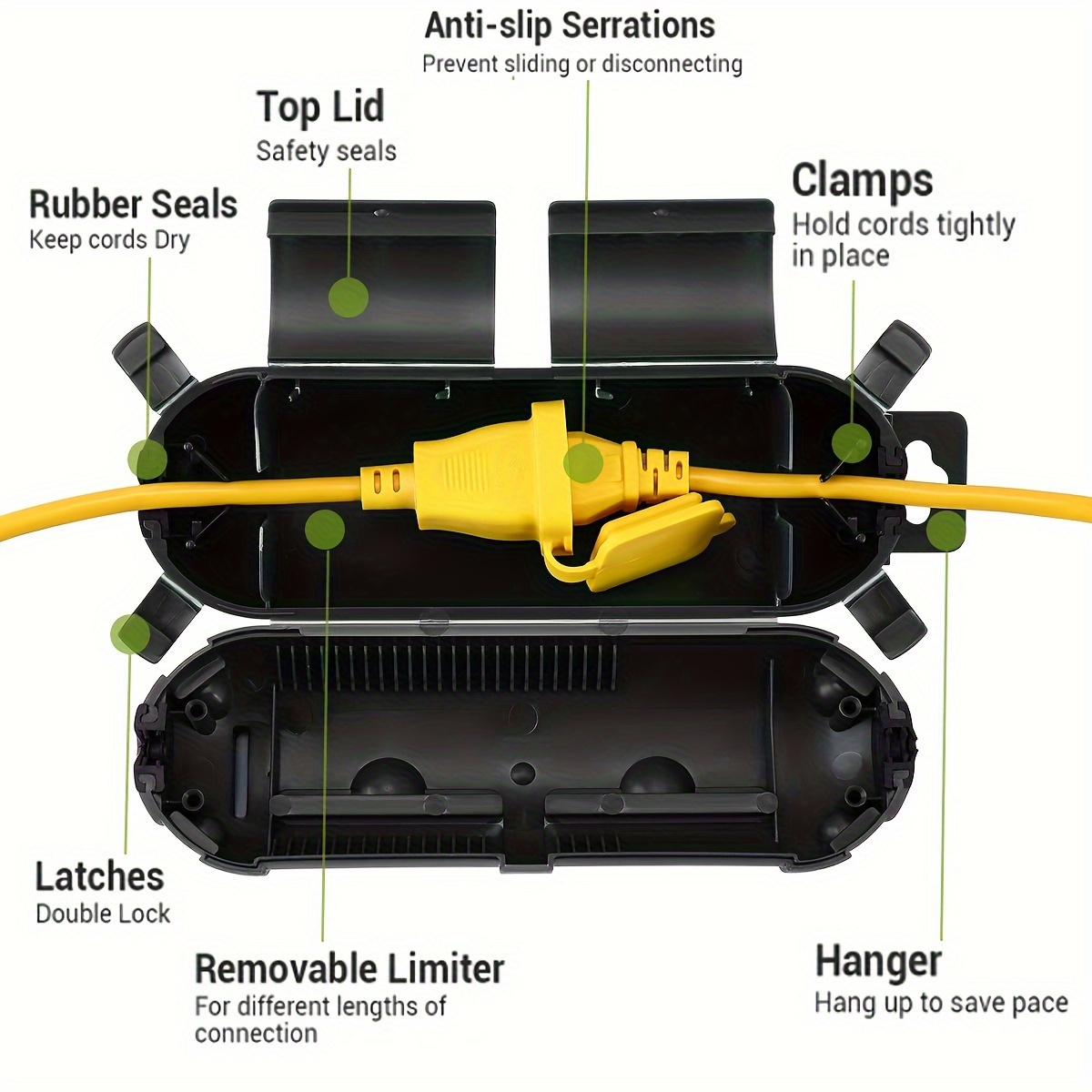 Cabo de extensão plug conexão  - Outdoor Power Point Cover avaliação e preço
