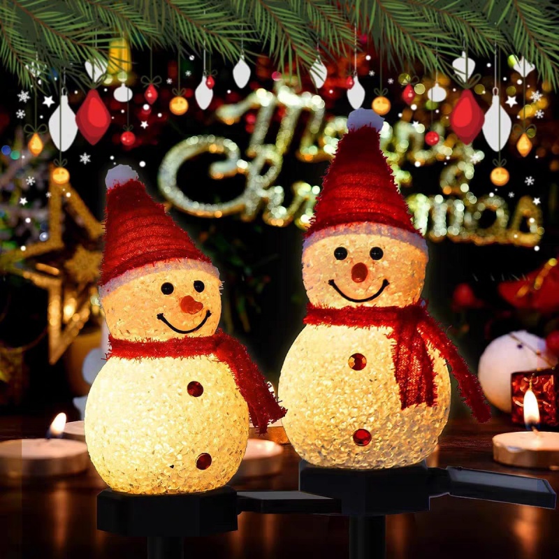 Led boneco de neve solar luz d - Outdoor Power For Xmas Lights avaliação e preço