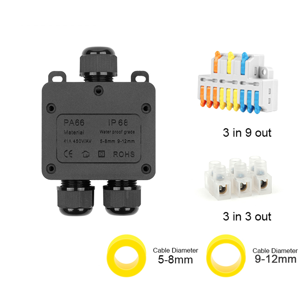 Caixa de junção impermeável ex - Outdoor Power Board Box avaliação e preço
