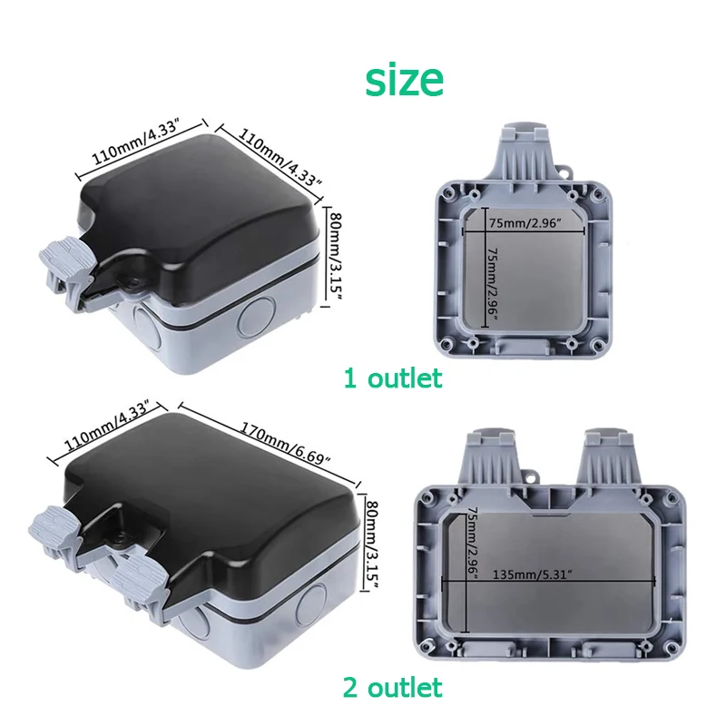 Tomadas à prova d'água para pa - Outdoor Power Plus avaliação e preço