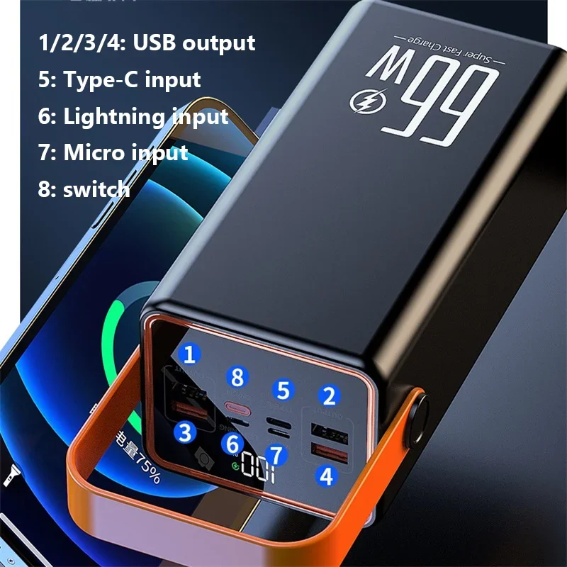 70000mAh Power Bank 22,5W Pode - Xiaomi Outdoor Power Supply avaliação e preço