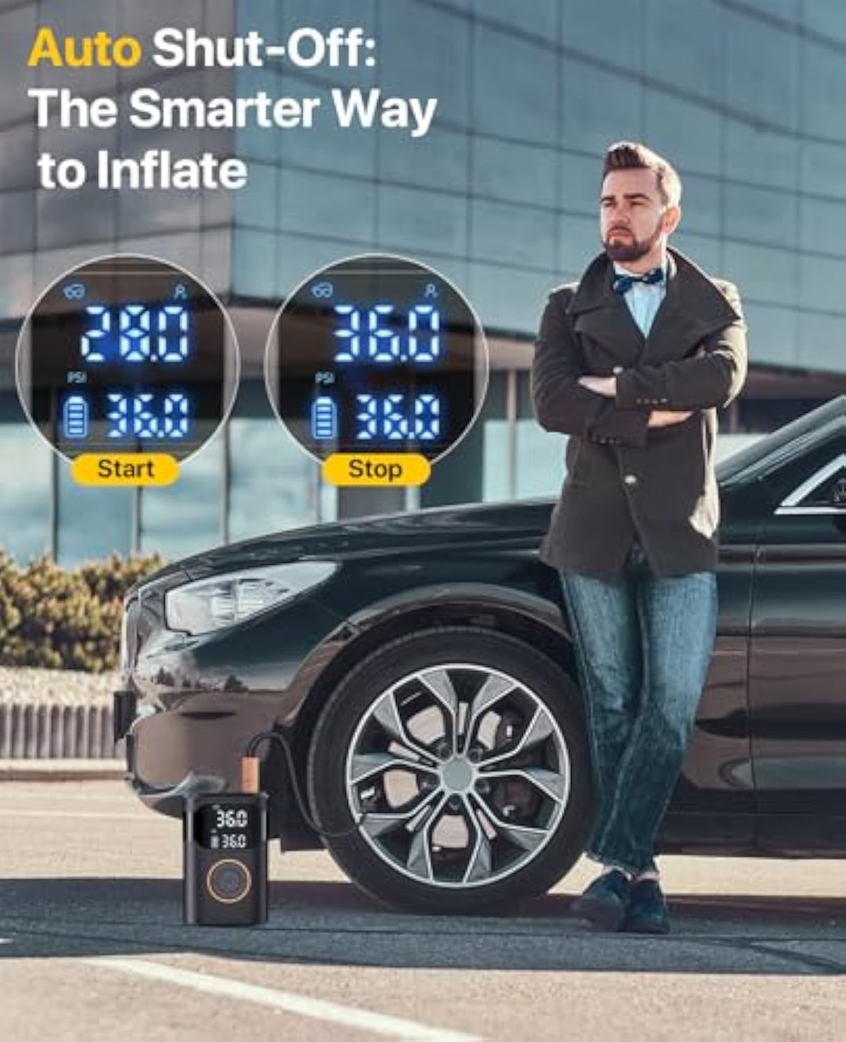 Mini inflador de pneus elétric - Air Compressor Portable avaliação e preço