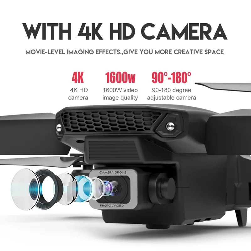 E88 probigent dobrável drone s - Power Switch Outdoor avaliação e preço