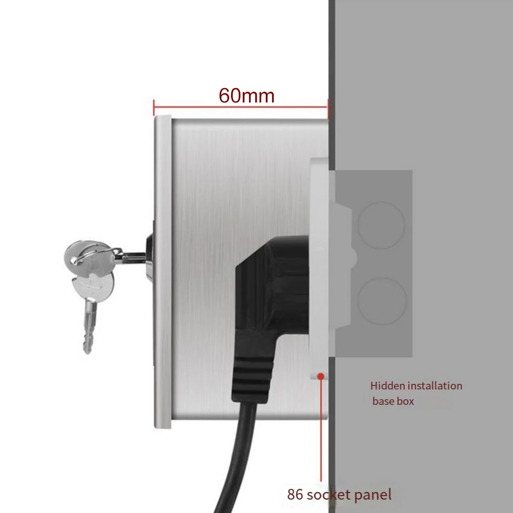 Fechadura elétrica de aço inox - Outdoor Power Point Cover avaliação e preço