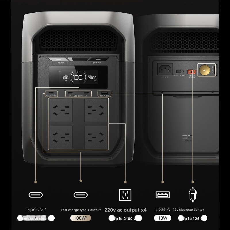 ECOFLOW Delta 3 MAX Plus Estaç - Outdoor Power Plus avaliação e preço