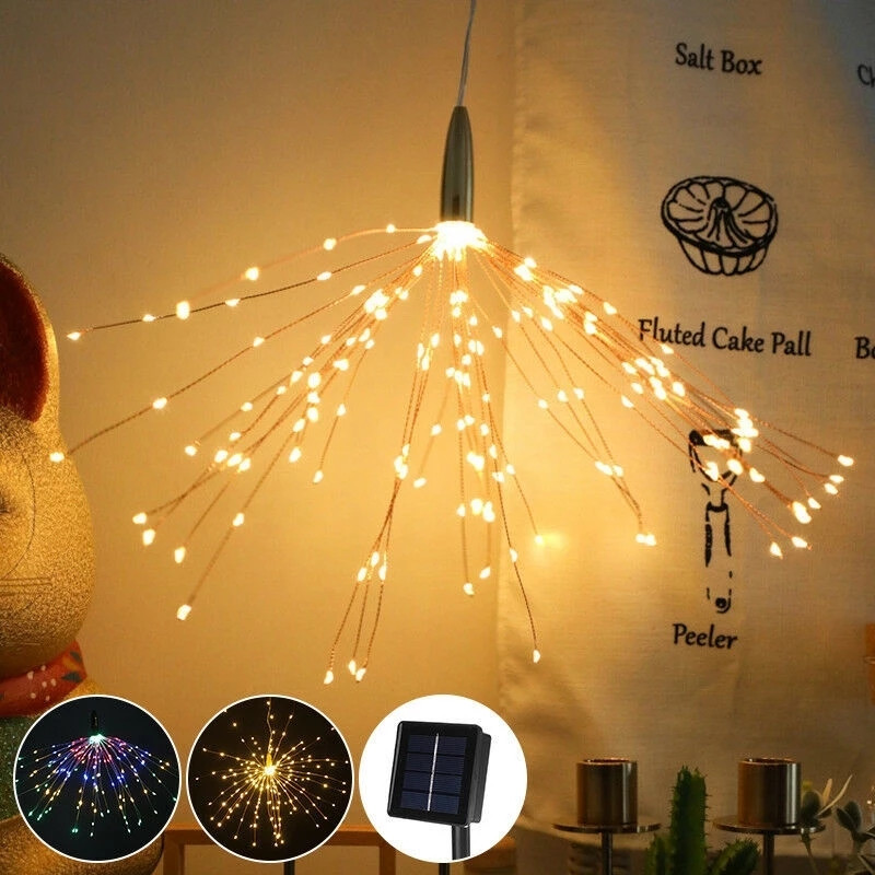 120led 200 led solar lâmpada s - Outdoor Power For Xmas Lights avaliação e preço