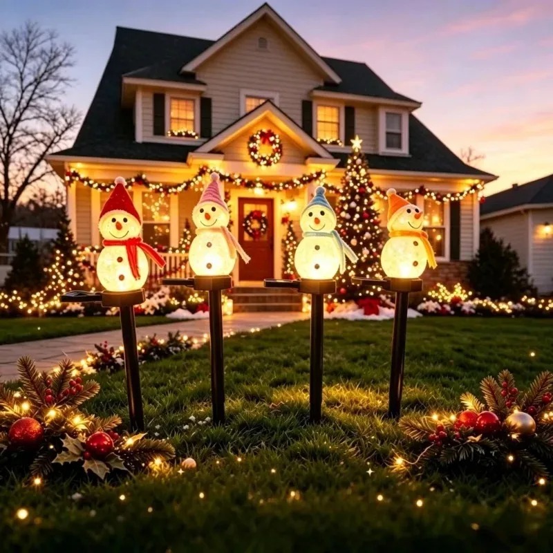 Luzes LED de Boneco de Neve co - Outdoor Power For Xmas Lights avaliação e preço