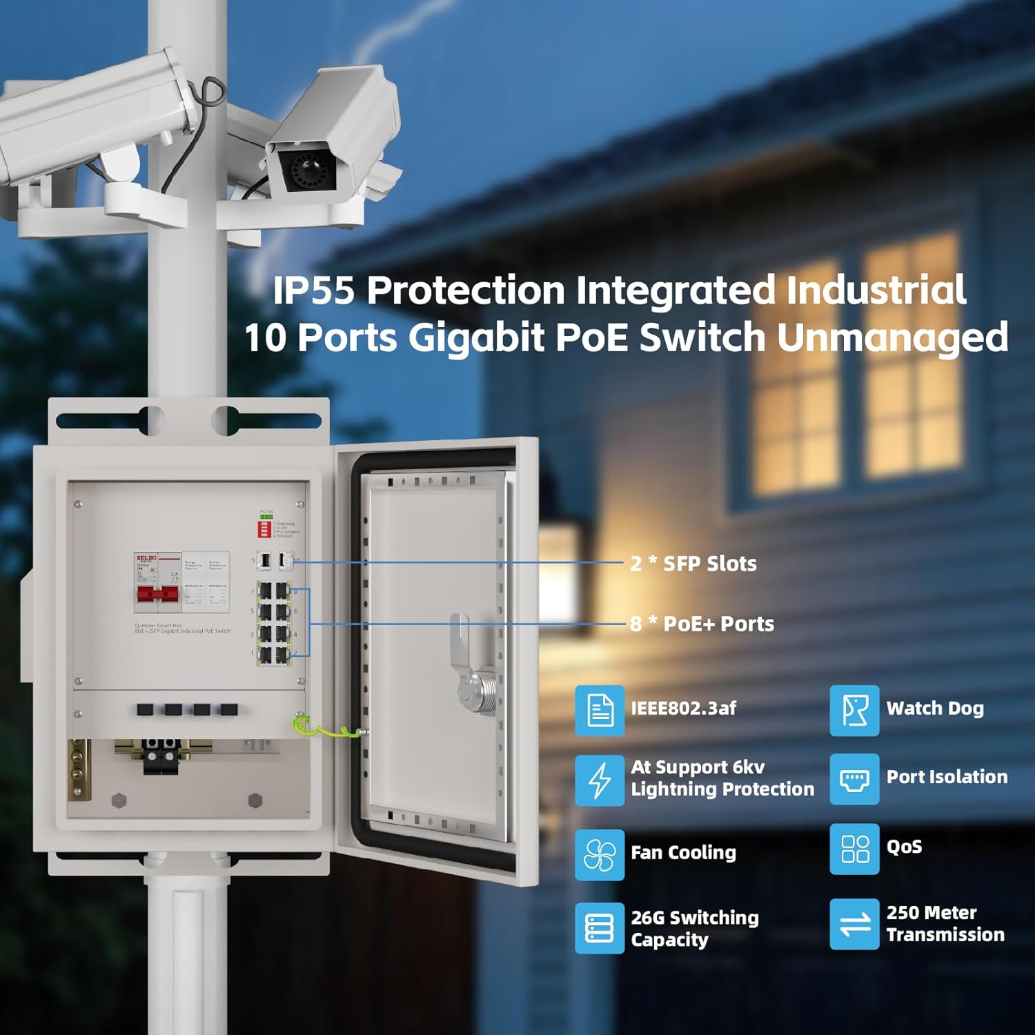 Keeplink caixa de rede intelig - Power Switch Outdoor avaliação e preço