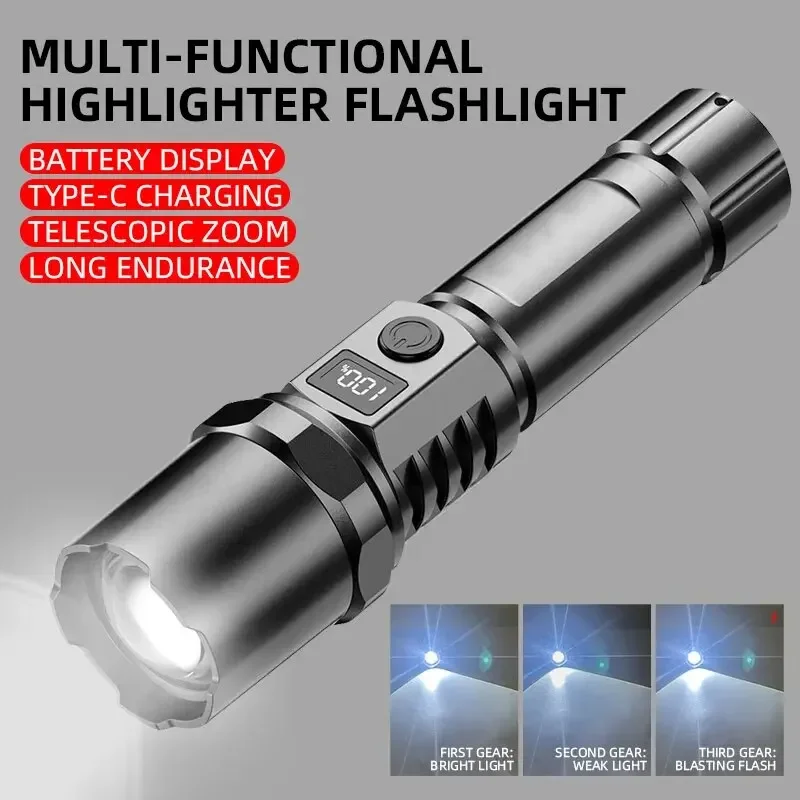 Lanterna led xhp100 de alta po - Outdoor Power Usb avaliação e preço