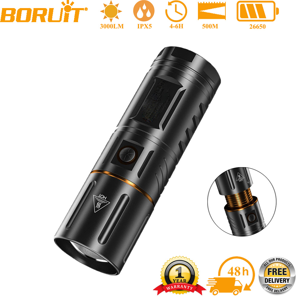 Lanterna LED BORUiT Ultra Bril - Outdoor Power Usb avaliação e preço