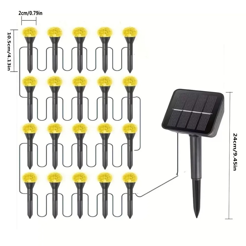 Luzes de Cordão Solares de 5M  - Outdoor Power For Xmas Lights avaliação e preço
