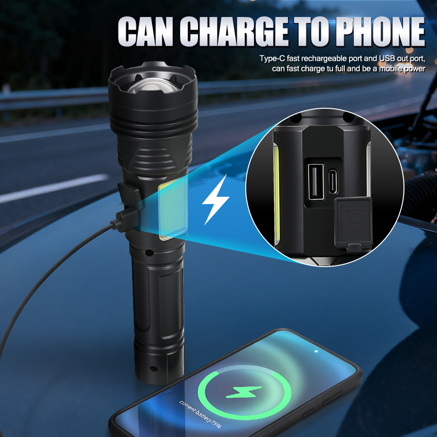 Lanterna LED Portátil Poderosa - Outdoor Power Usb avaliação e preço